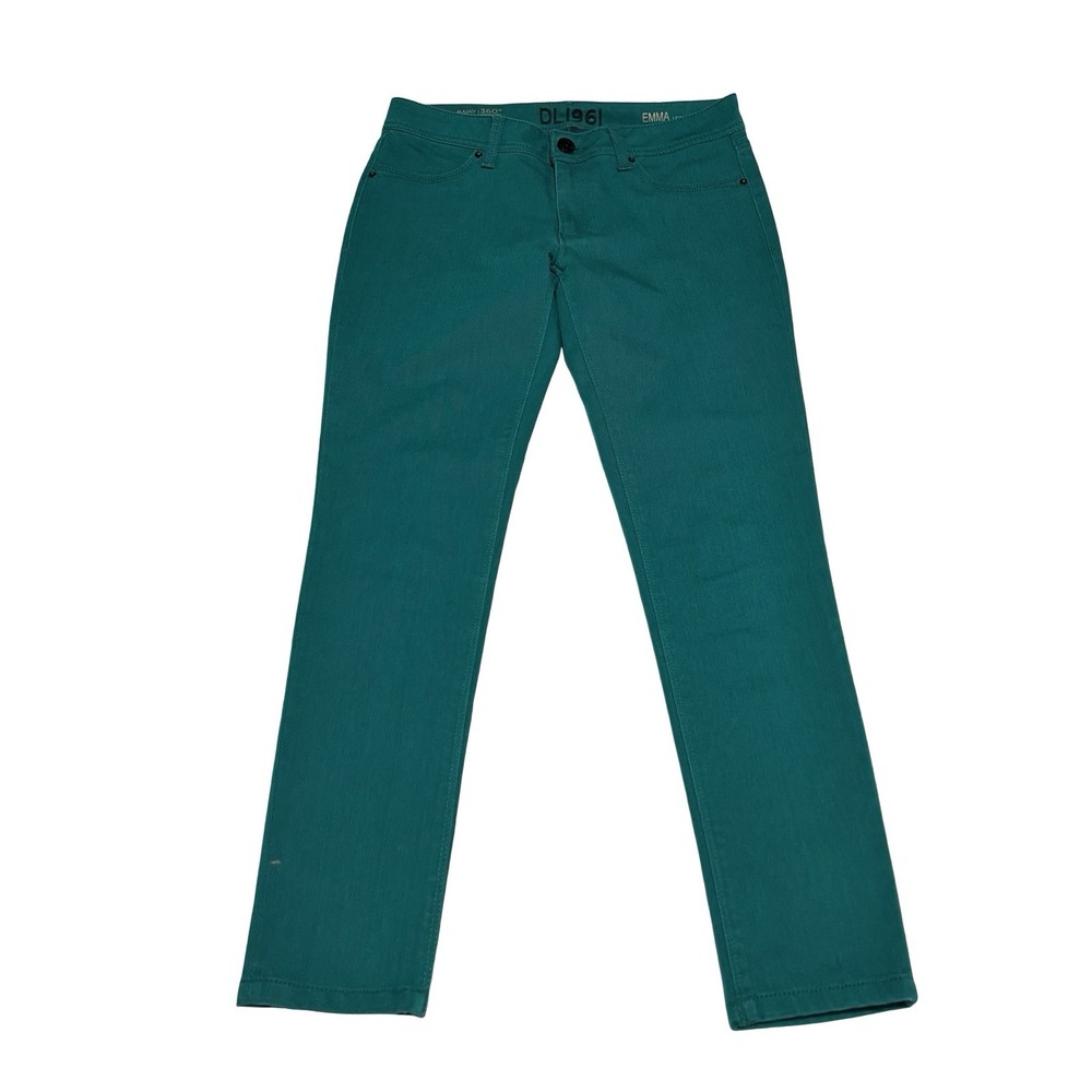 DL1961 Women's Emma Leggings 4 Way Stretch 360 Comfort Turquoise 30 x 28